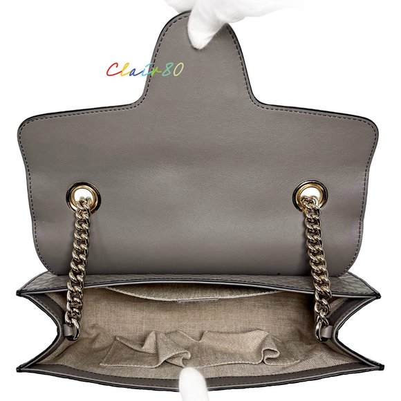 Gucci Emily Medium Leather Chain Shoulder Bag - Picture 8 of 11